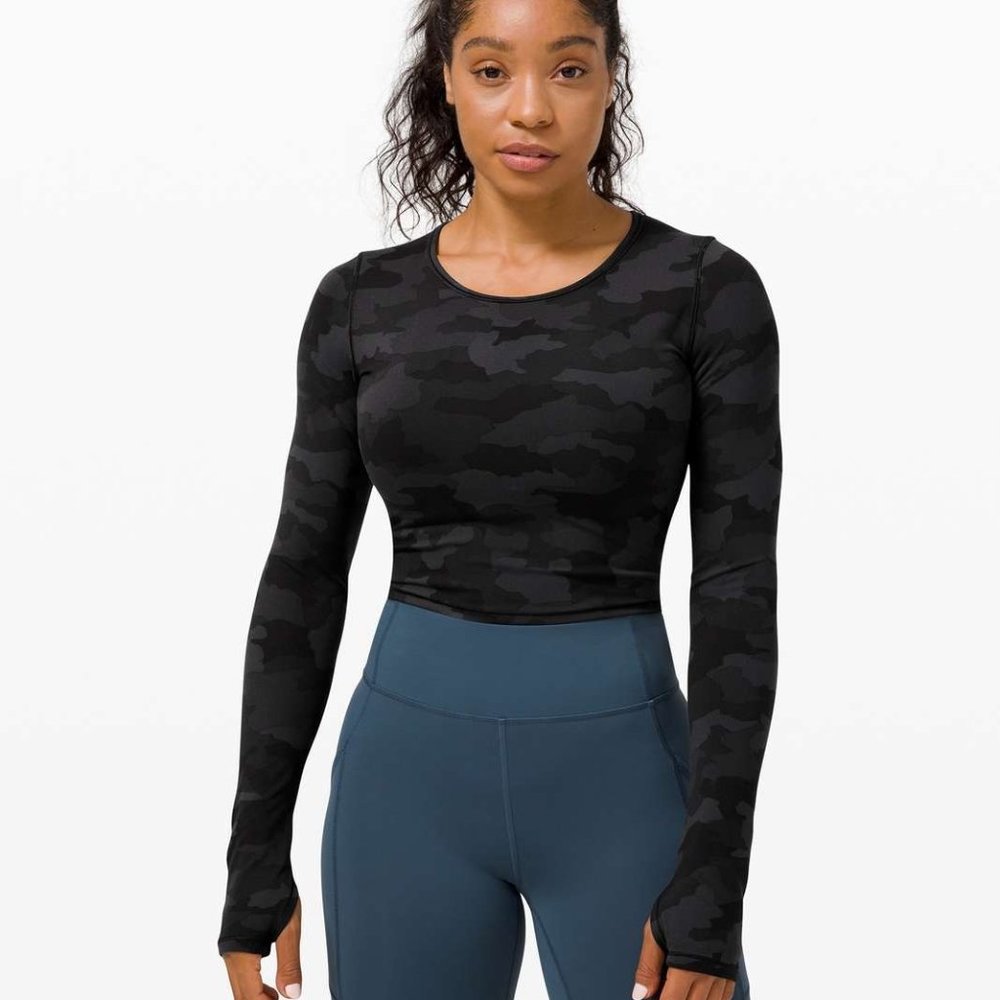 NWT Lululemon 🍋 Wunder Train Cropped Long Sleeve